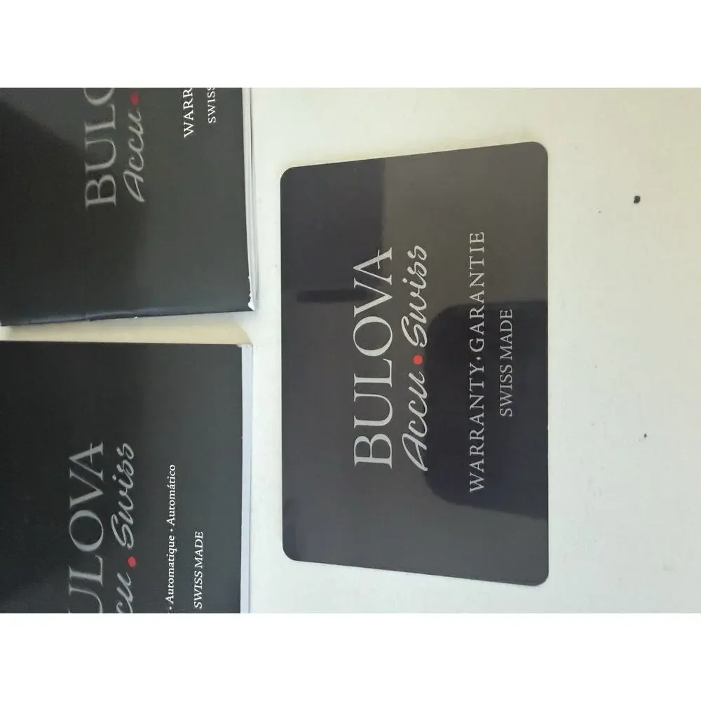 BULOVA accu Swiss EMPTY BOX 5.7*4.3*3.6 inch